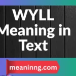 wyll meaning in text
