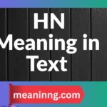 hn meaning in text
