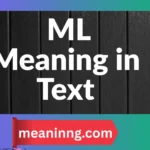 ml meaning in text