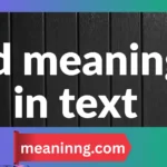 nd meaning in text