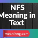 nfs meaning in text