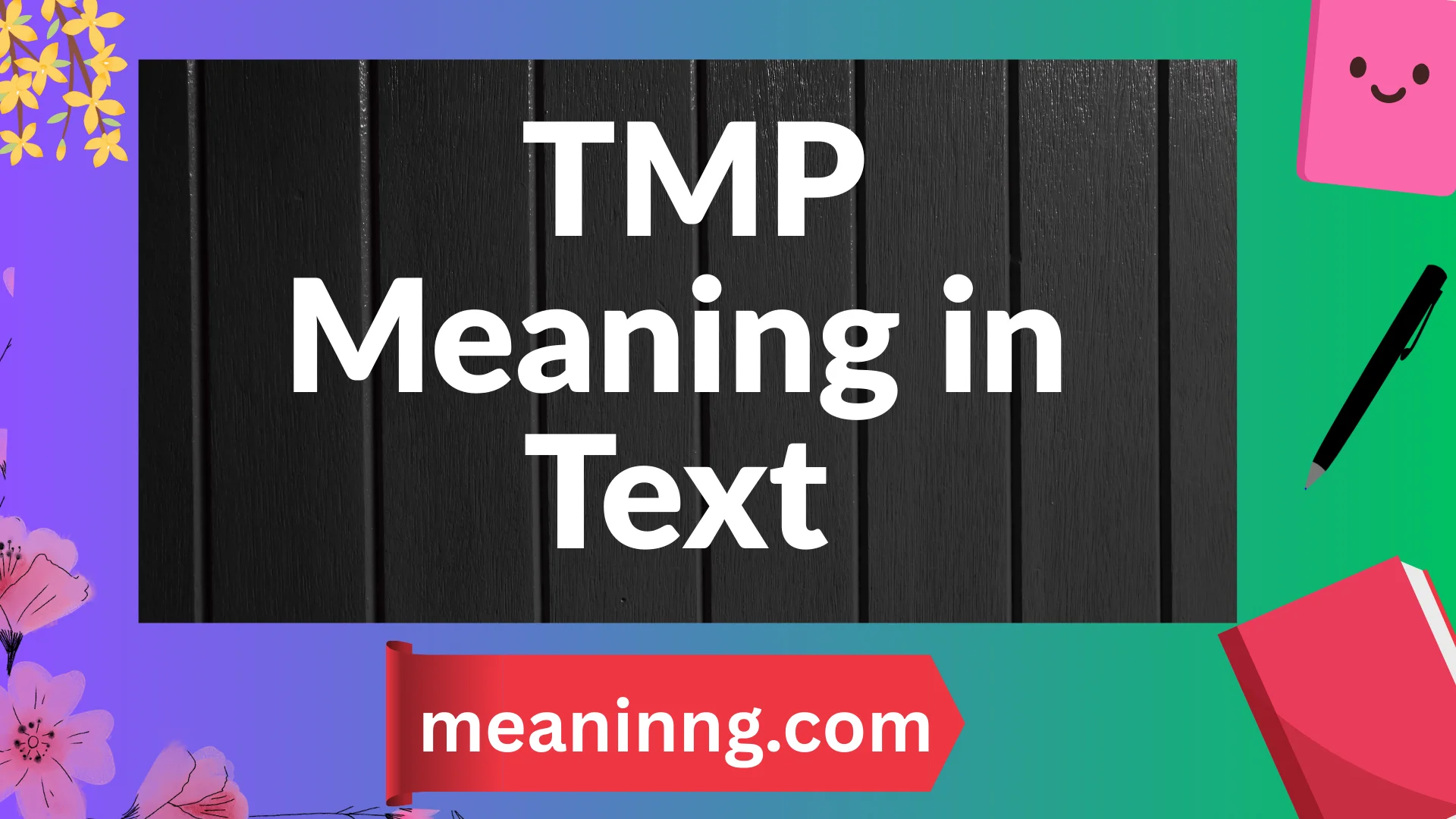 tmp meaning in text
