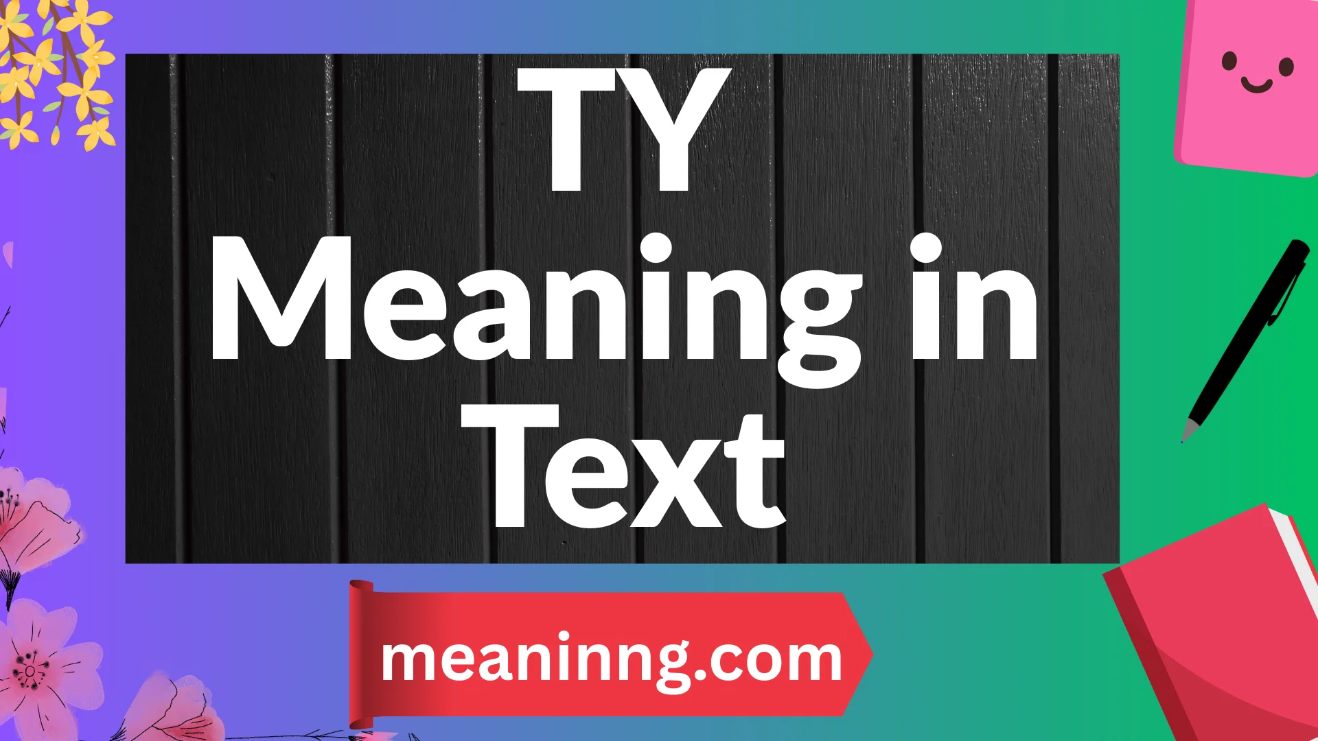 ty meaning in text