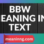 bbw meaning in text