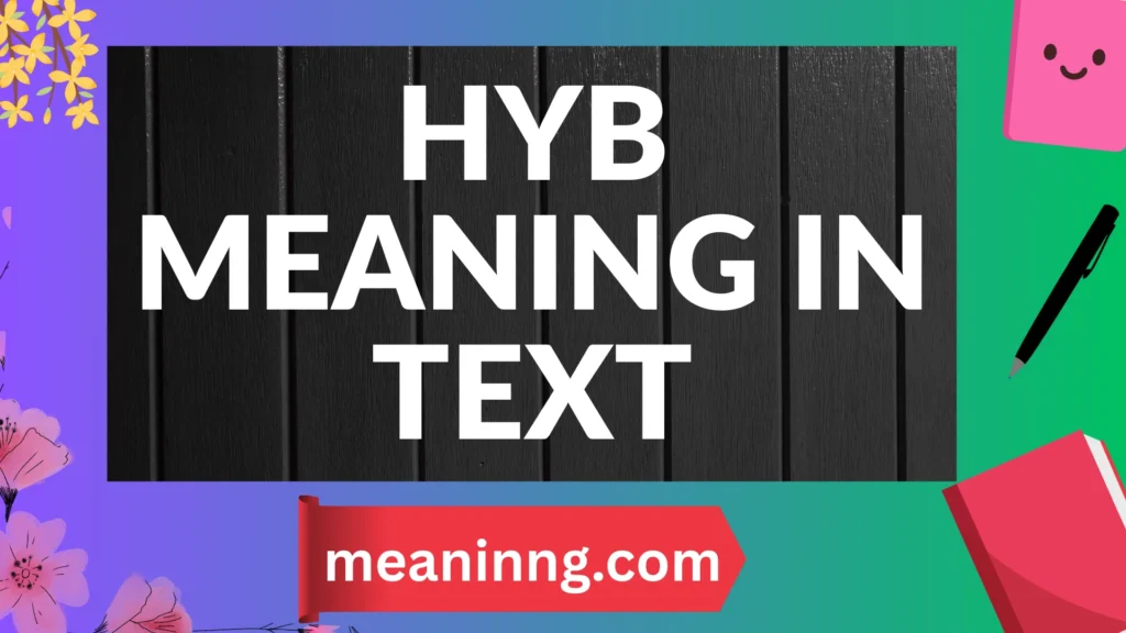 hyb meaning in text