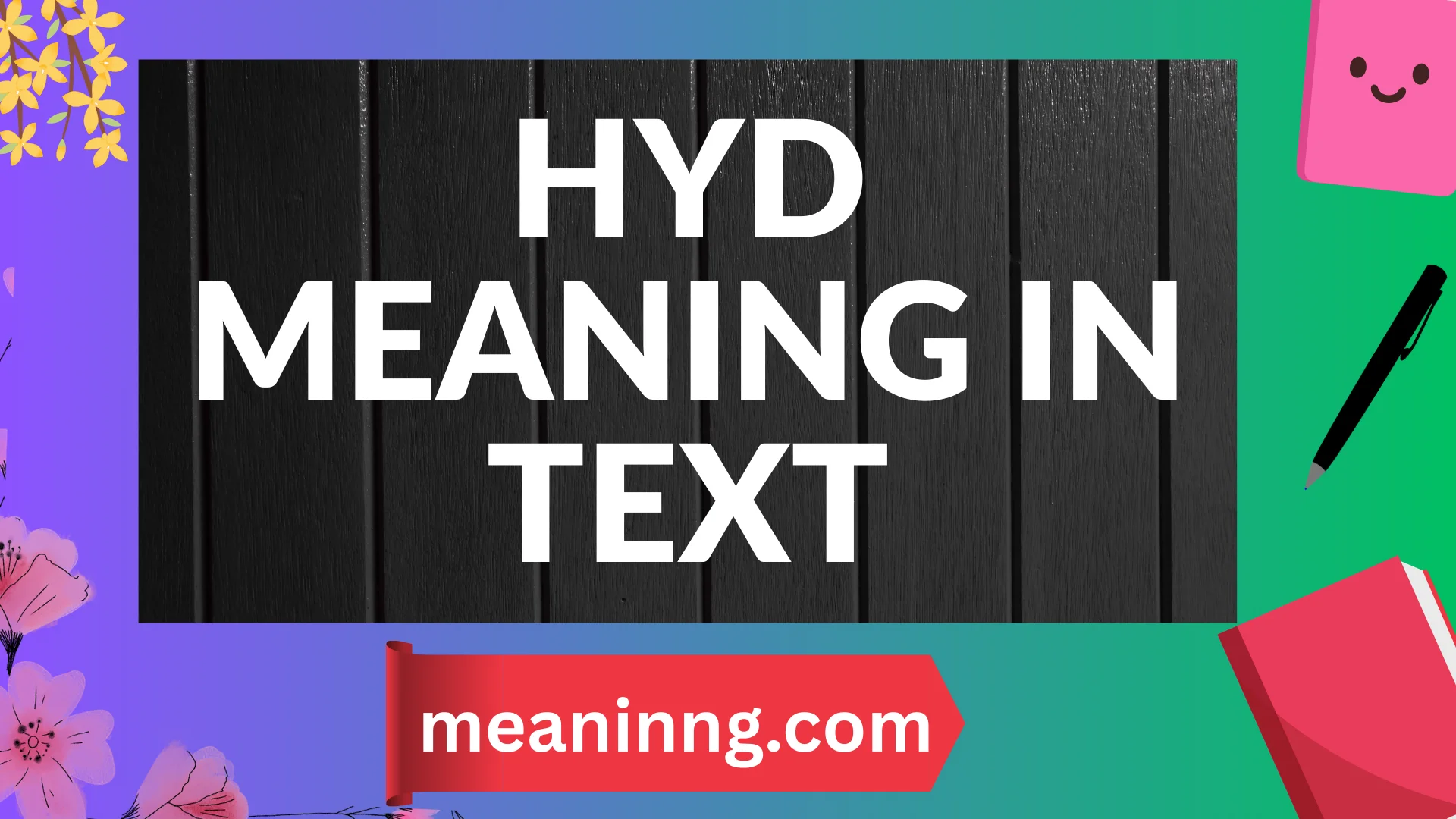 hyd meaning in text