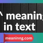^^ meaning in text