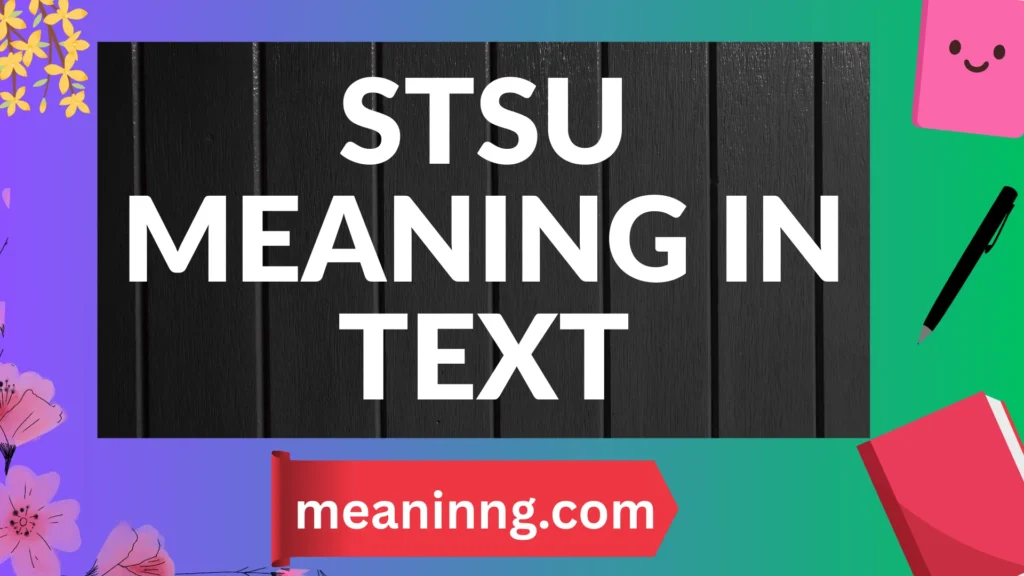 stsu meaning in text