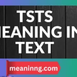 tsts meaning in text