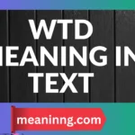 wtd meaning in text