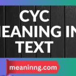 cyc meaning in text