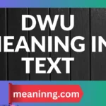 dwu meaning in text