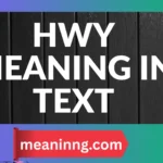 hwy meaning in text