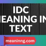 idc meaning in text